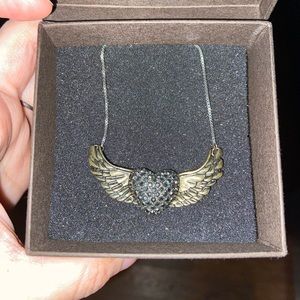 Betray Johnson Heart with Wings Necklace